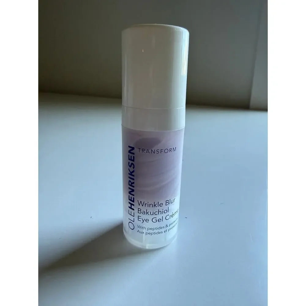 $52 New OLEHENRIKSEN Wrinkle Blur Bakuchiol Eye Gel Crème 18ml Full Size